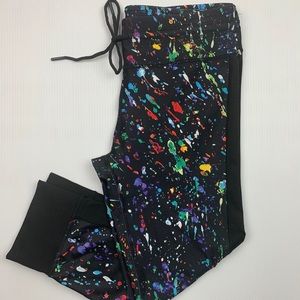 Fabletics Large Quinn Paint Splatter Joggers Women